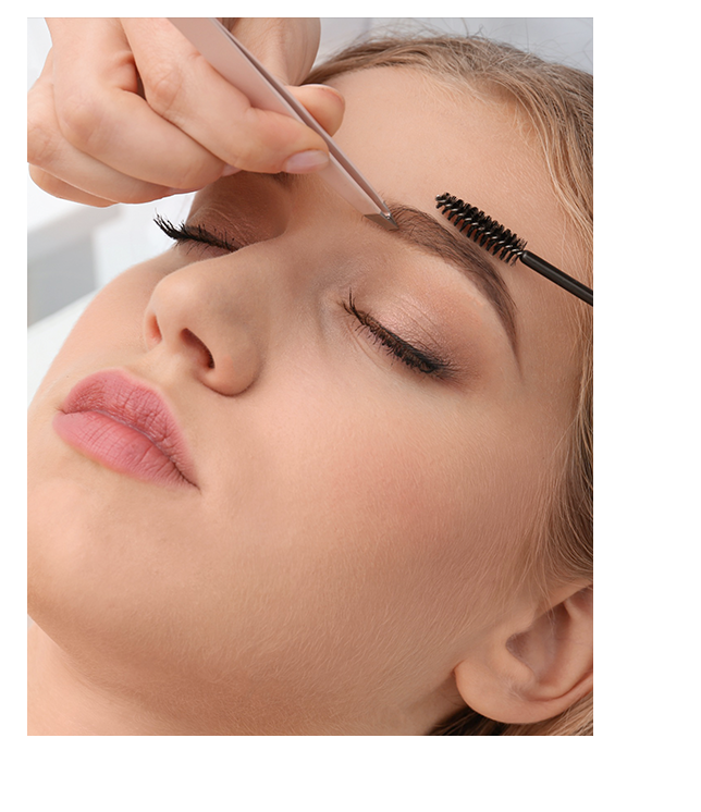 Eye brow tinting