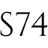studio 74 logo